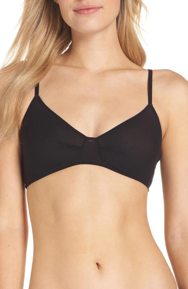 On Gossamer Next to Nothing Bralette in Black Cover