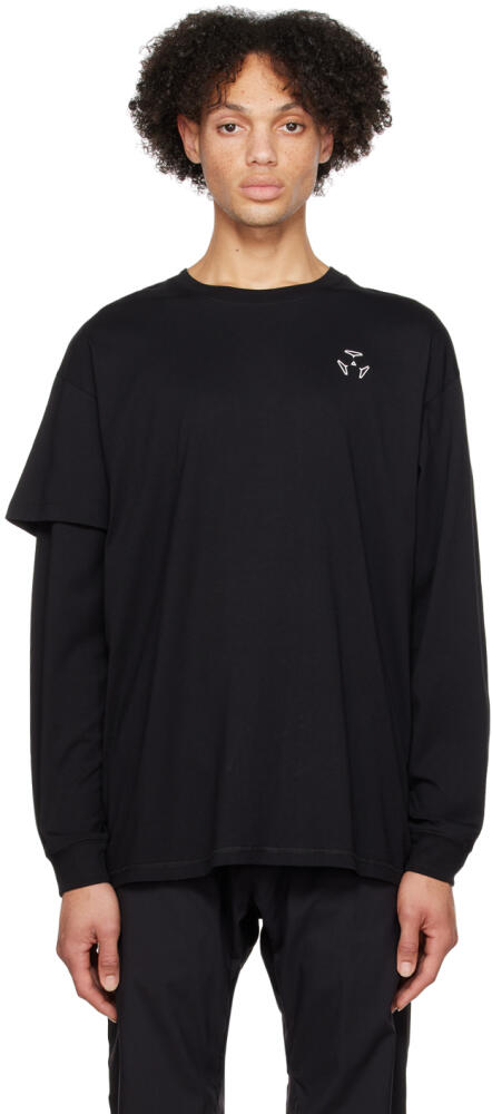 ACRONYM® Black Layered Long Sleeve T-Shirt Cover