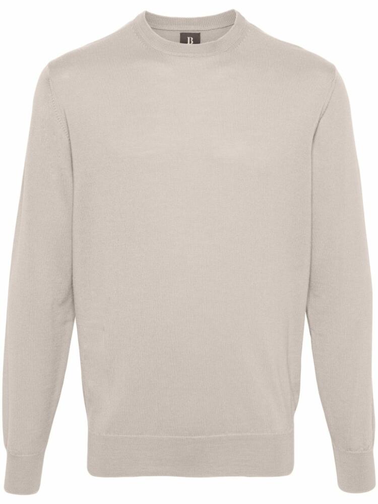 Boggi Milano merino wool sweater - Neutrals Cover