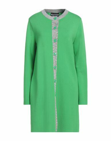 Boutique Moschino Woman Cardigan Green Viscose, Polyamide, Polyester Cover