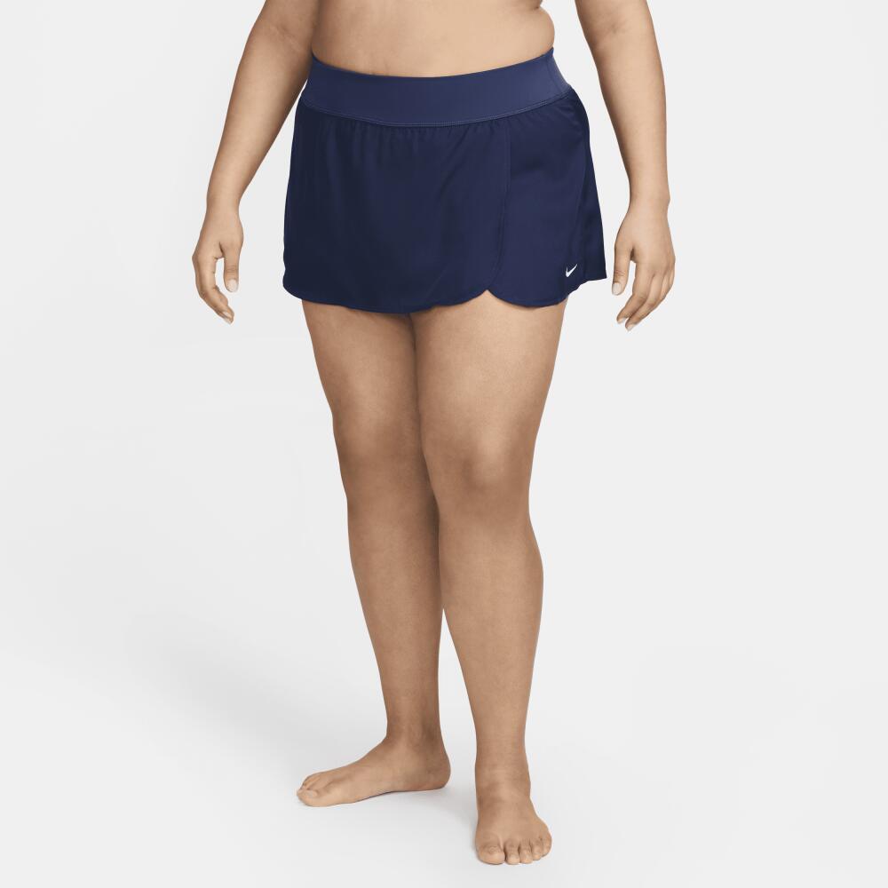 Nike Women's Solid Element Board Skirt (Plus Size) in Blue Cover