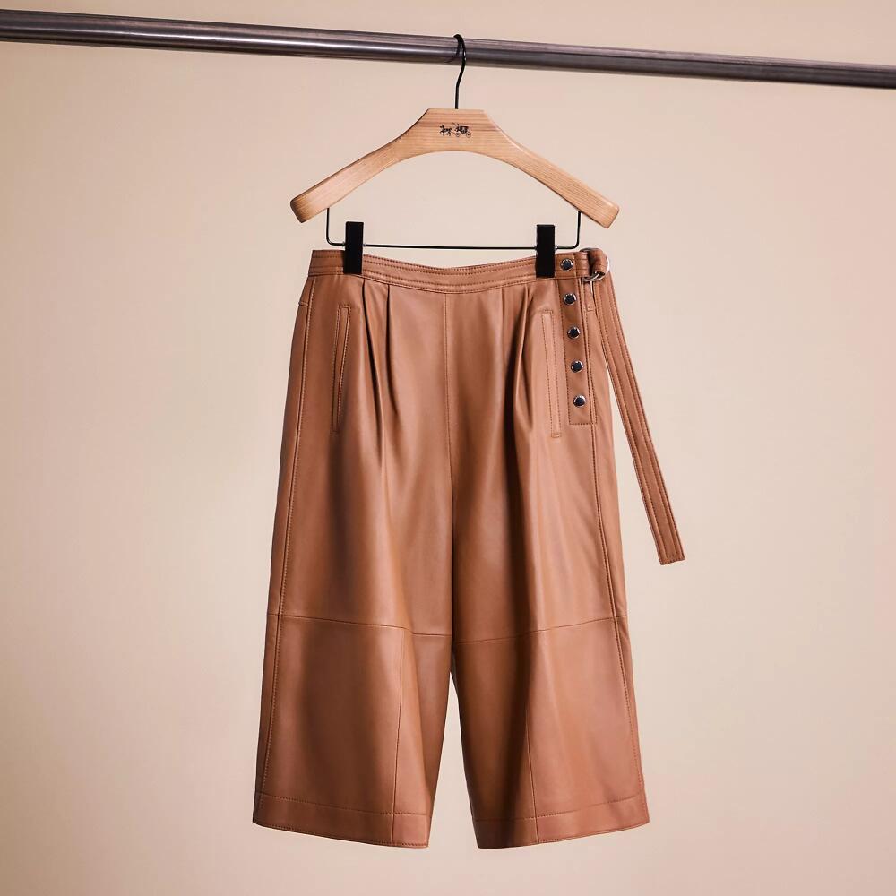 Coach Restored Leather Culottes Cover