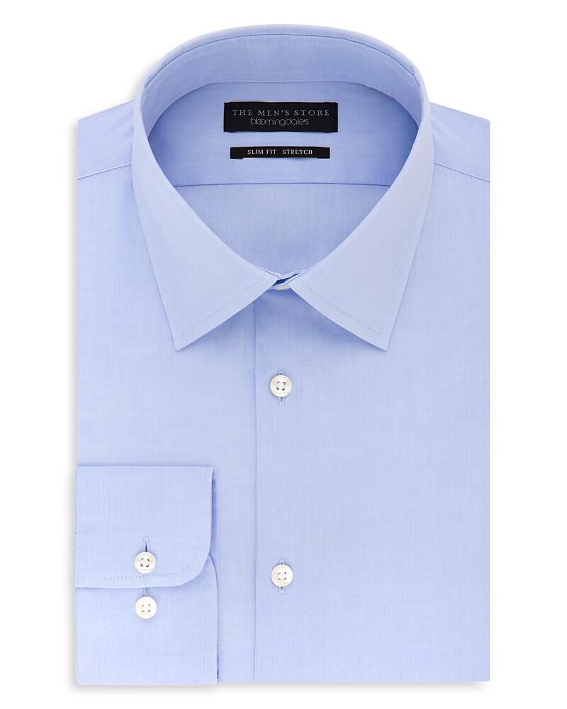 The Men's Store at Bloomingdale's Solid Stretch Slim Fit Dress Shirt - Exclusive Cover