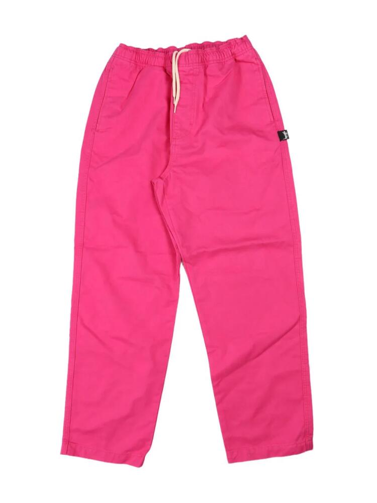 Stüssy cotton track pants - Pink Cover