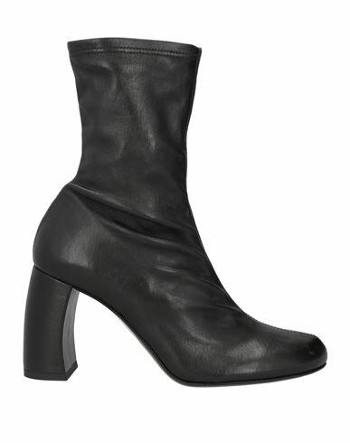 Ann Demeulemeester Woman Ankle boots Black Leather Cover