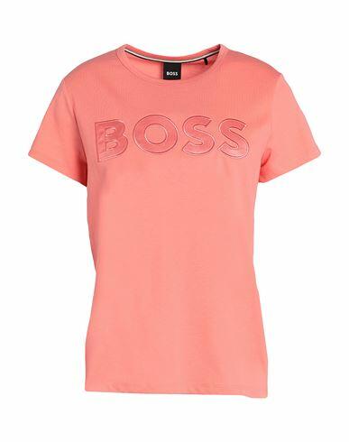 Boss Woman T-shirt Salmon pink Cotton Cover