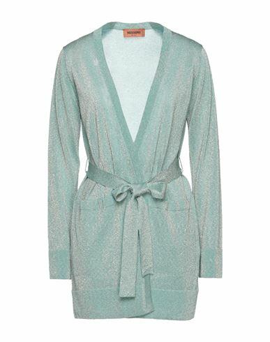 Missoni Woman Cardigan Sage green Viscose, Polyester, Polyamide Cover