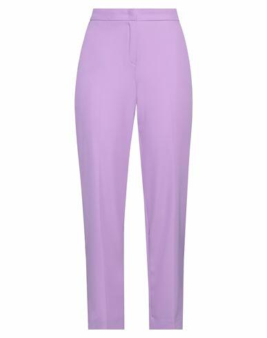 Twenty Easy By Kaos Woman Pants Light purple Polyester, Elastane Cover