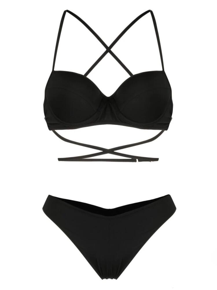 Noire Swimwear balconette-style bikini set - Black Cover