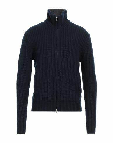 Gran Sasso Man Cardigan Blue Cashmere Cover