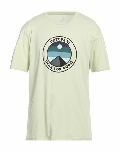 Cotopaxi Man T-shirt Light green Organic cotton, Recycled polyester Cover