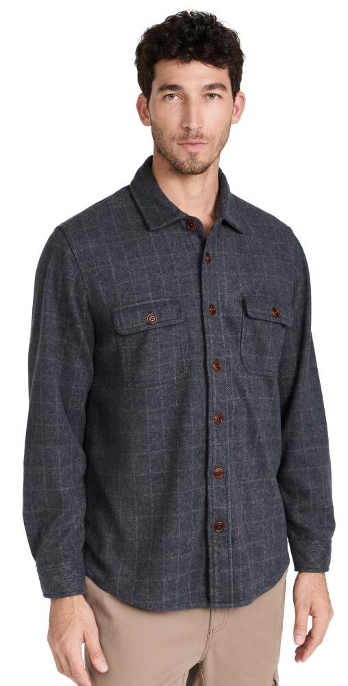 RAILS Alder Plaid Shirt Jacket Navy Jasper Check Cover