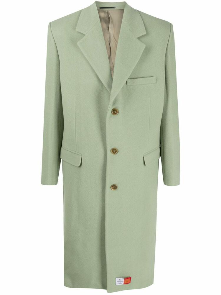 Martine Rose single breasted coat - Green Cover