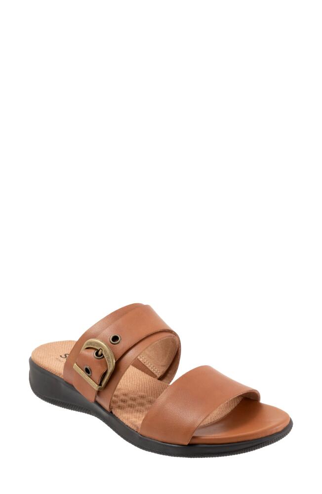 SoftWalk Toki Slide Sandal in Luggage Cover