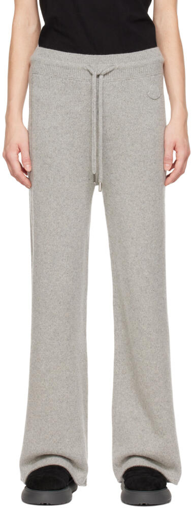 Moncler Gray Wide-Leg Lounge Pants Cover