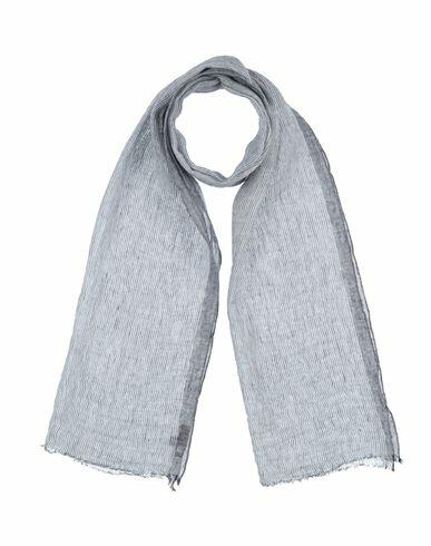 Fiorio Woman Scarf Grey Linen Cover