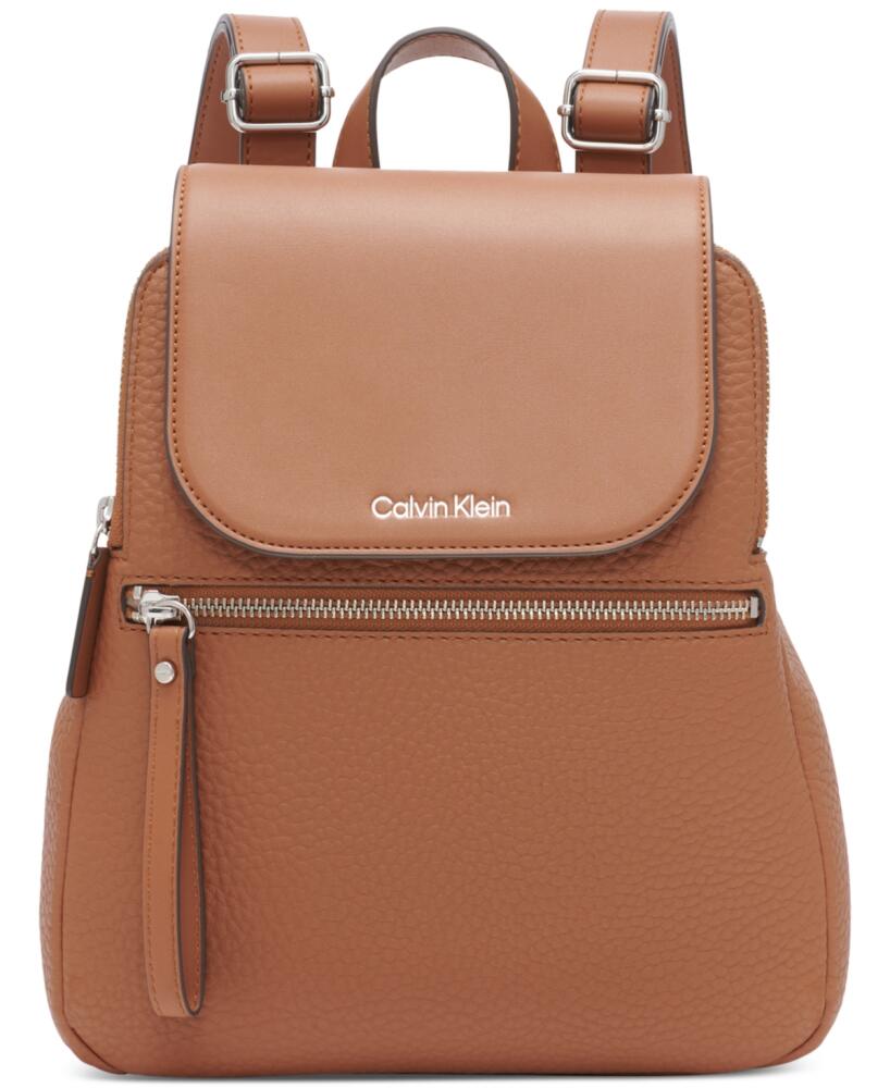 Calvin Klein Garnet Triple Compartment Backpack - Caramel Cover