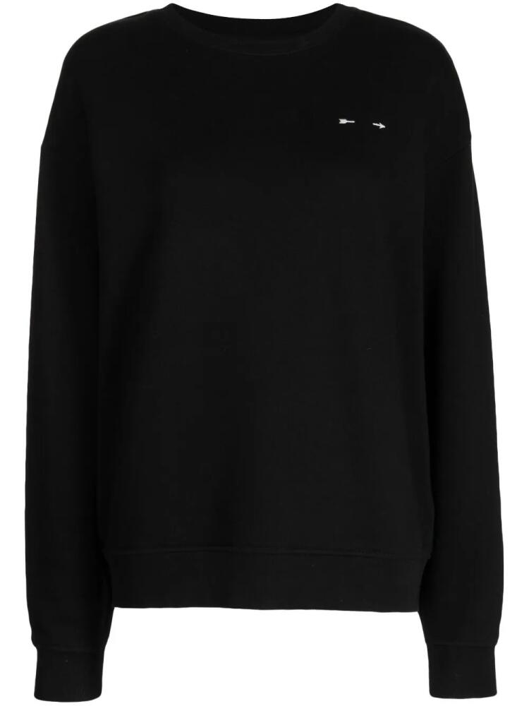 The Upside Saturn logo-embroidered sweatshirt - Black Cover