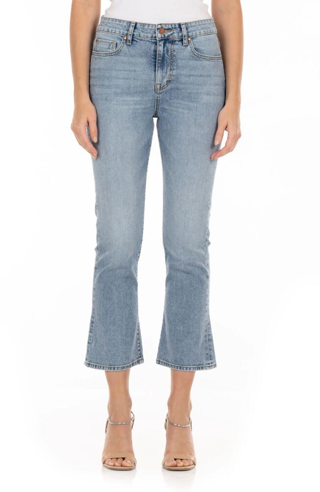 Fidelity Denim Juniper Crop Flare Jeans in Calypso Cover