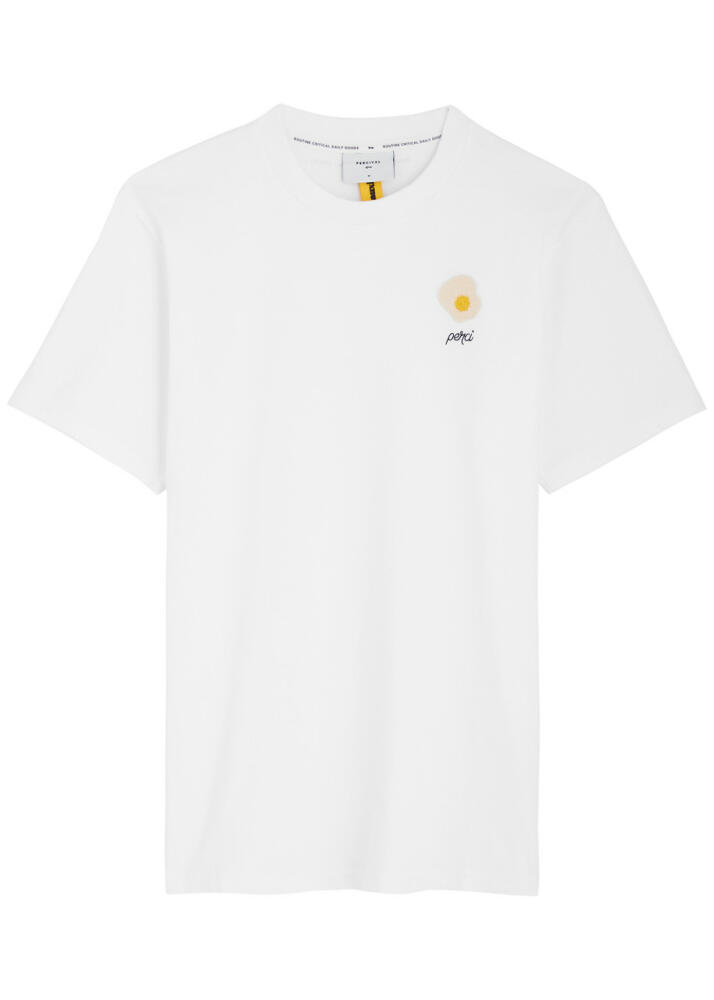 Percival Eggsie Weggsie Cotton T-shirt - White Cover