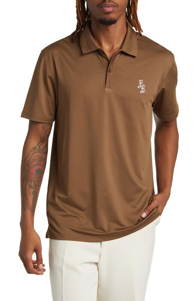 BOGEY BOYS Essential Athletic Polo in Bogey Brown Cover