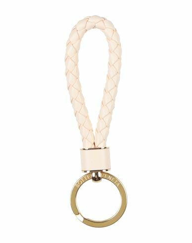 Bottega Veneta Woman Key ring Blush Leather, Metal Cover