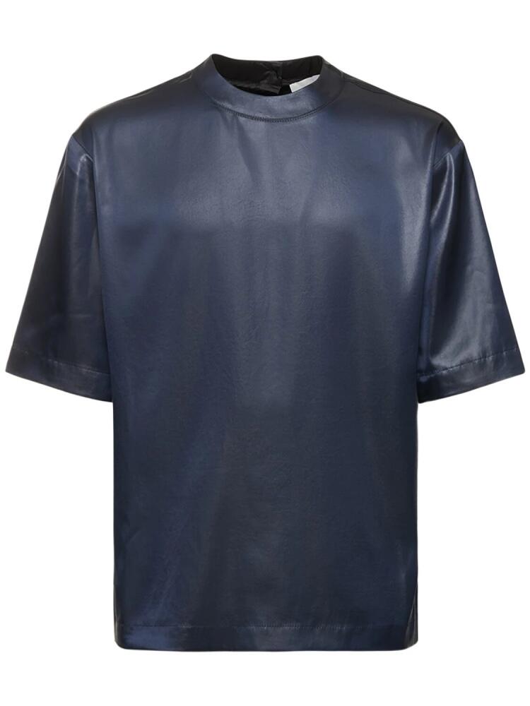 NANUSHKA Boxy Tech Satin T-shirt Cover