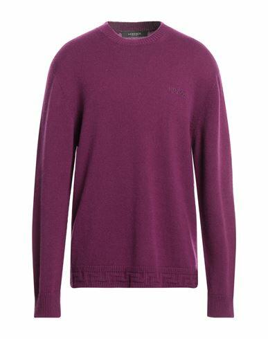 Versace Man Sweater Mauve Cashmere, Viscose Cover