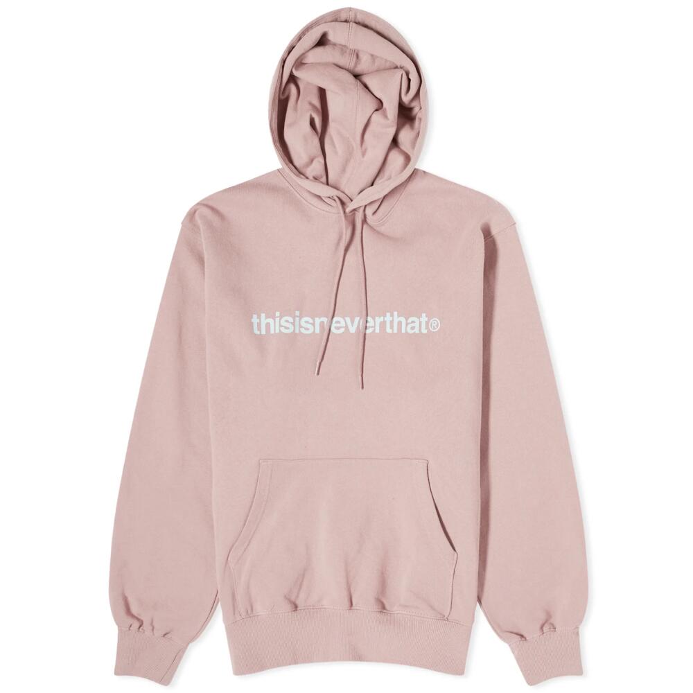 thisisneverthat Men's T-logo LT Popover Hoodie in Dusty Pink Cover