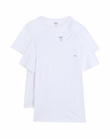 Diesel Umtee-randal-tube-twopack T-shirt Man Undershirt White Cotton Cover