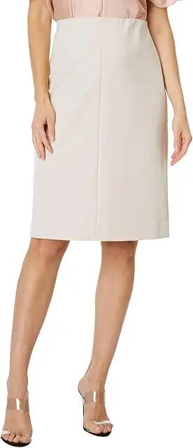 Vince Seamed Front Pencil Skirt (Pale Fawn) Women's Skirt Cover