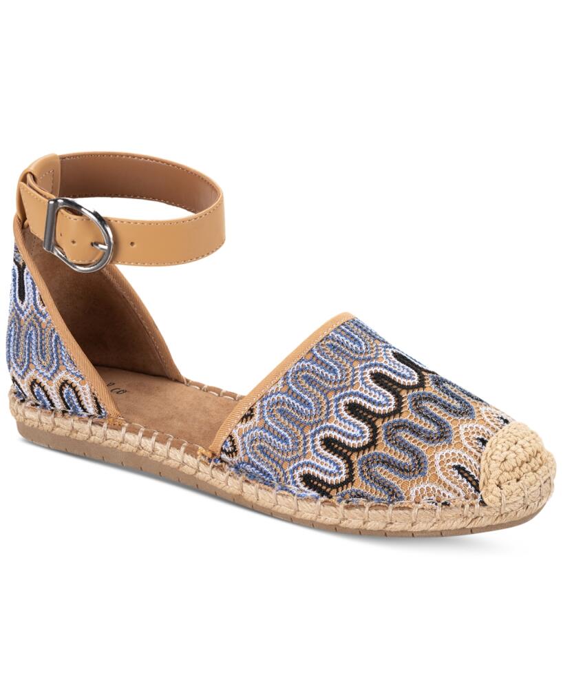 Style & Co Women's Paminaa Flat Sandals, Created for Macys - Embroidered Print Cover