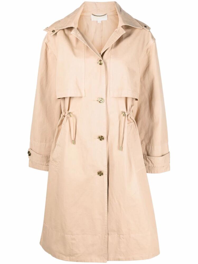 Michael Michael Kors hooded trench coat - Neutrals Cover