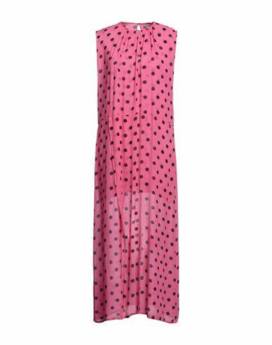 Fisico Woman Maxi dress Magenta Viscose Cover