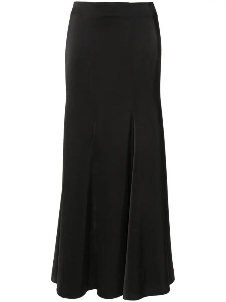 Philosophy Di Lorenzo Serafini satin flared midi skirt - Black Cover