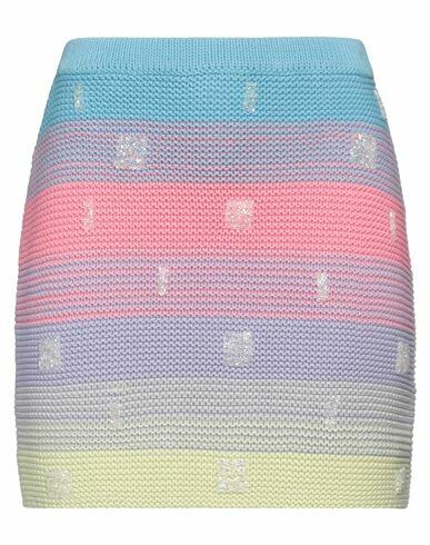 Eleonora Gottardi Woman Mini skirt Sky blue Cotton Cover