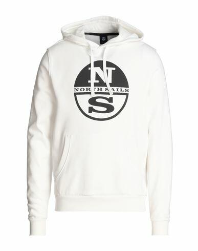 North Sails Man Sweatshirt White Cotton Cover