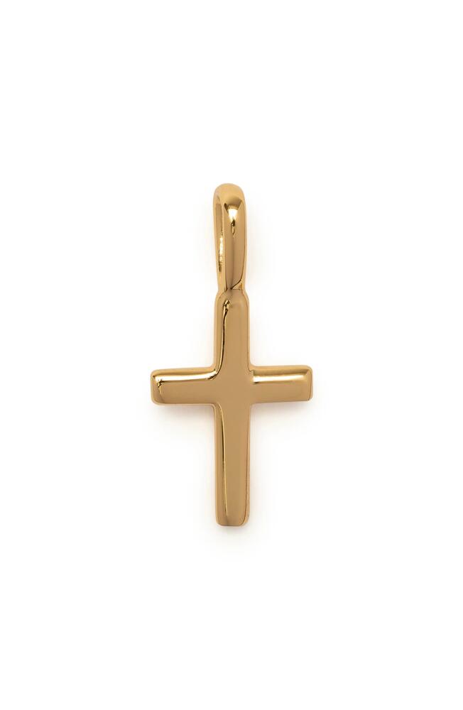 MADE BY MARY Cross Charm Pendant in Gold Cover