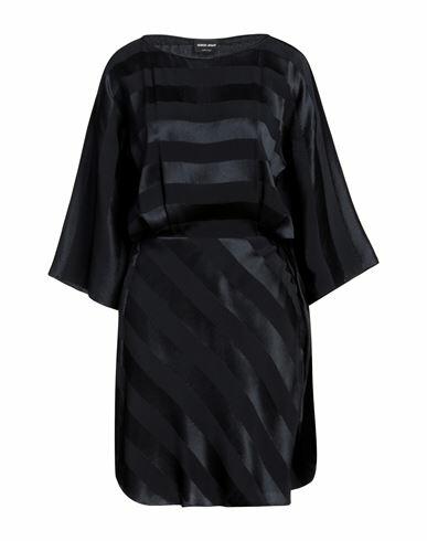 Giorgio Armani Woman Midi dress Black Silk Cover