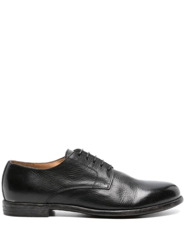 Moma almond-toe leather Derby shoes - Black Cover