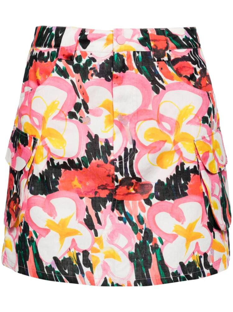 JNBY floral-print A-line miniskirt - Multicolour Cover