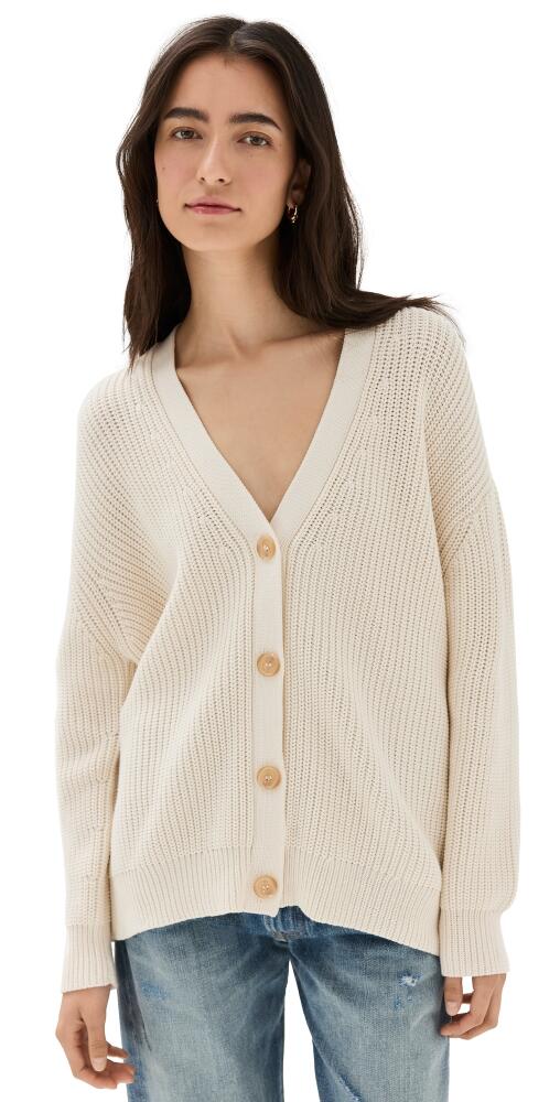 Jenni Kayne Cotton Cocoon Cardigan Ivory Cover