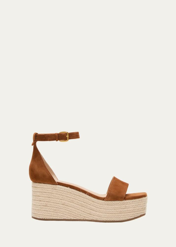 Veronica Beard Gianna Suede Platform Espadrilles Cover