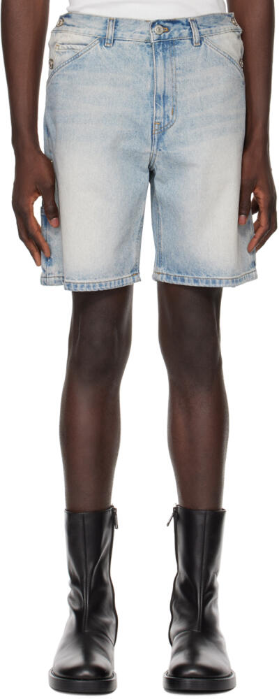 Courrèges Blue Sailor Denim Shorts Cover