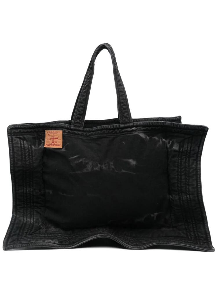 Y/Project Maxi Wire Cabas tote bag - Black Cover