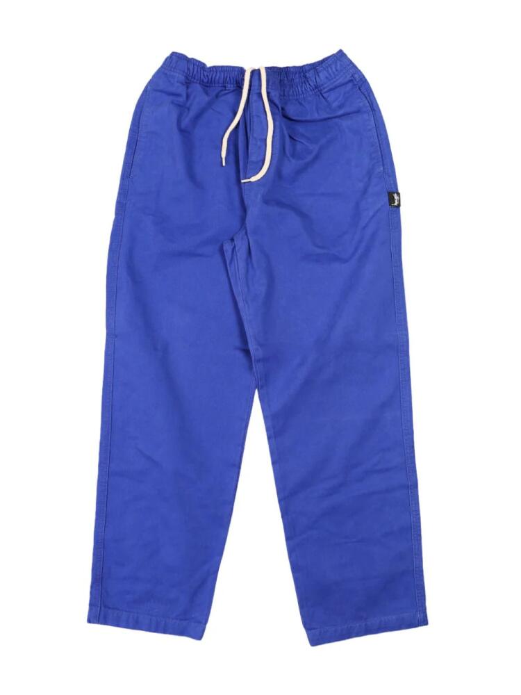 Stüssy cotton track pants - Blue Cover