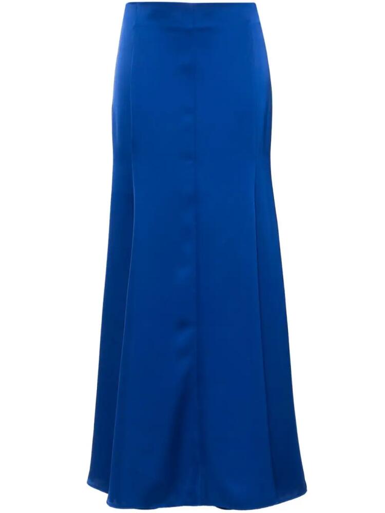 Philosophy Di Lorenzo Serafini satin maxi flared skirt - Blue Cover