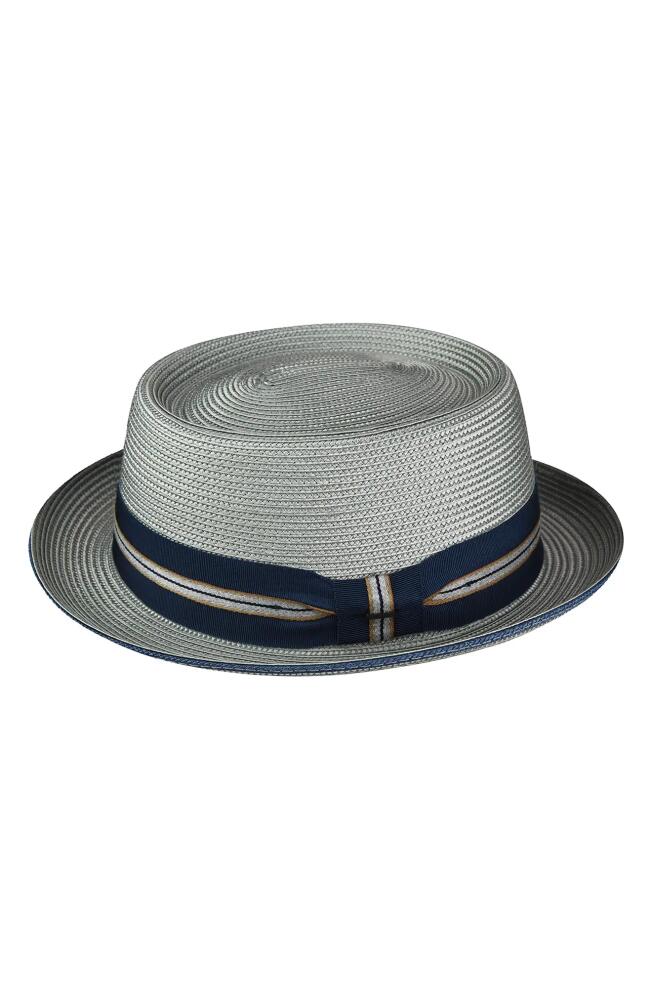 Bailey Carver Pork Pie Hat in Grey Cover