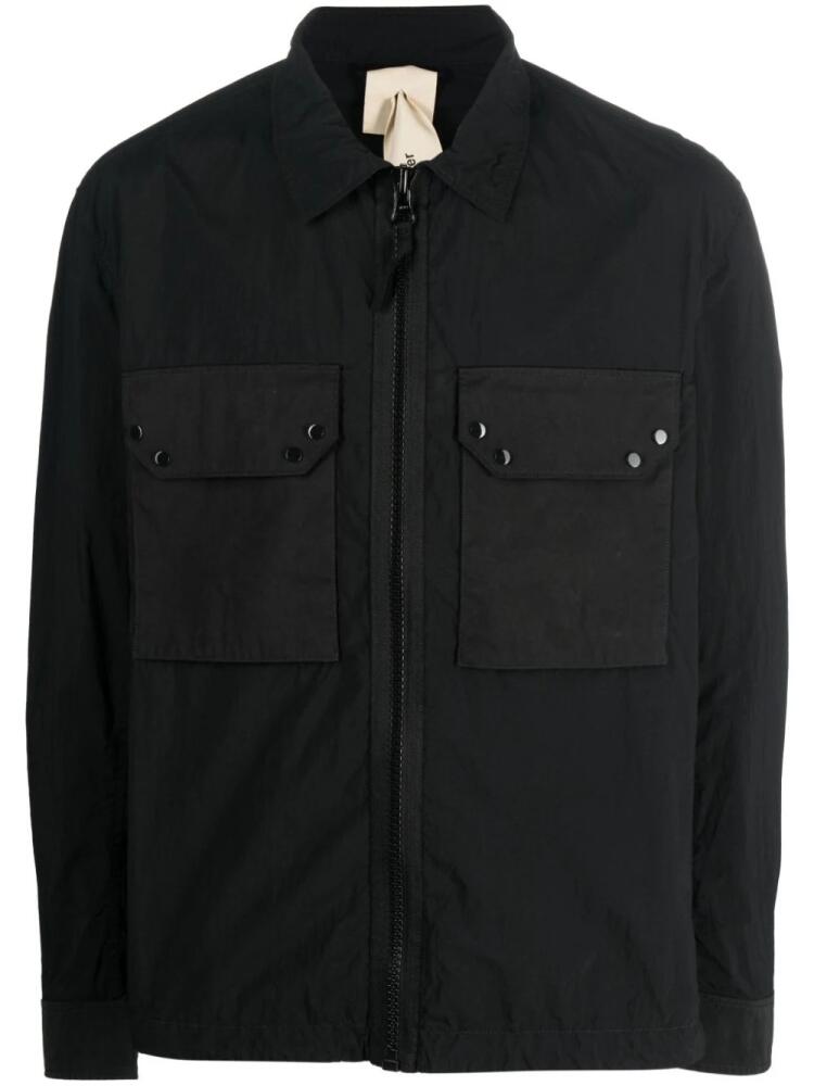 Ten C zip-up shirt jacket - Black Cover