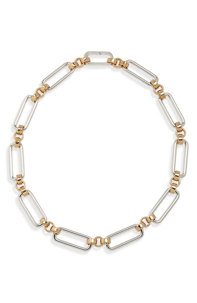 Laura Lombardi Stanza Two-Tone Chain Necklace in Two Tone Cover